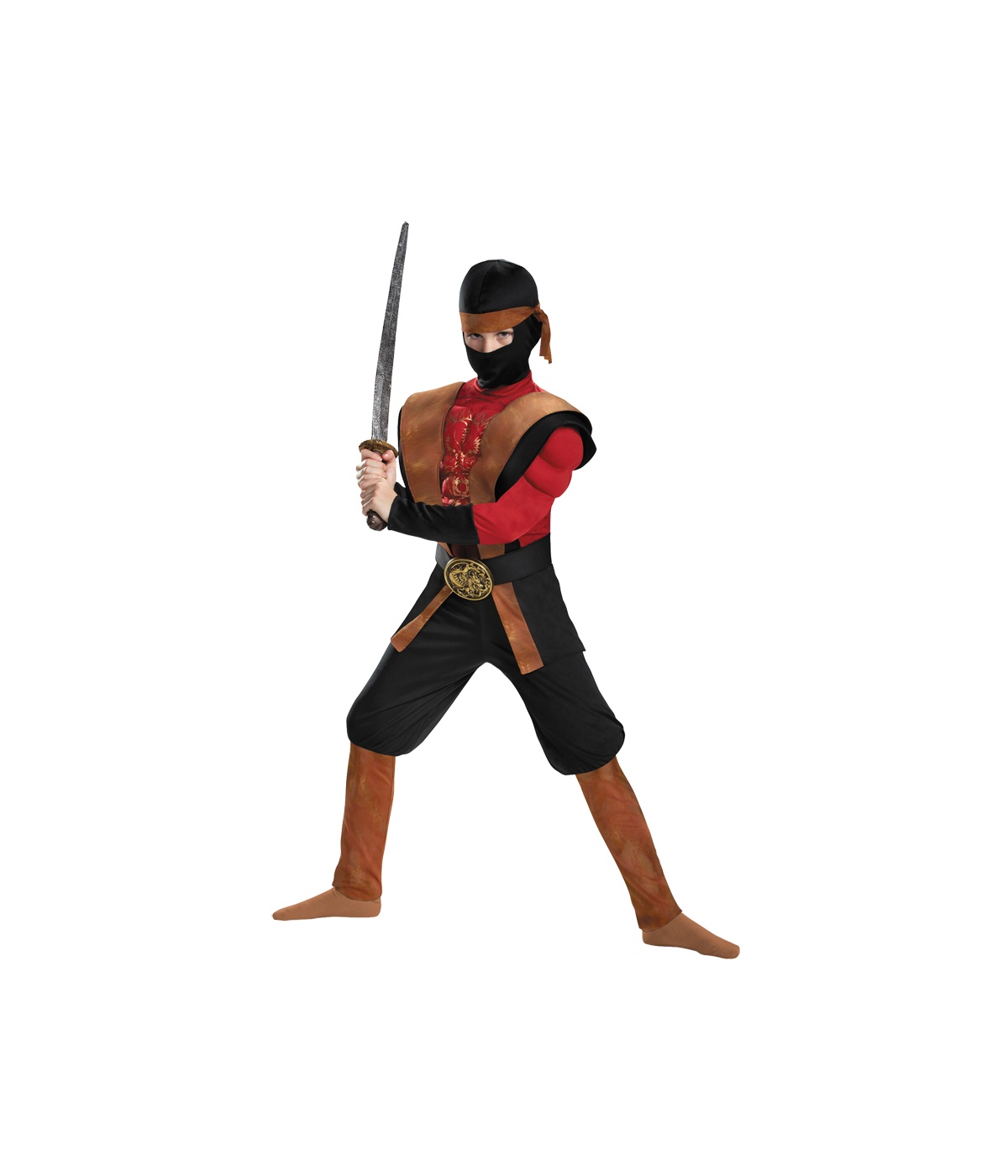  Boys Ninja Warrior Costume