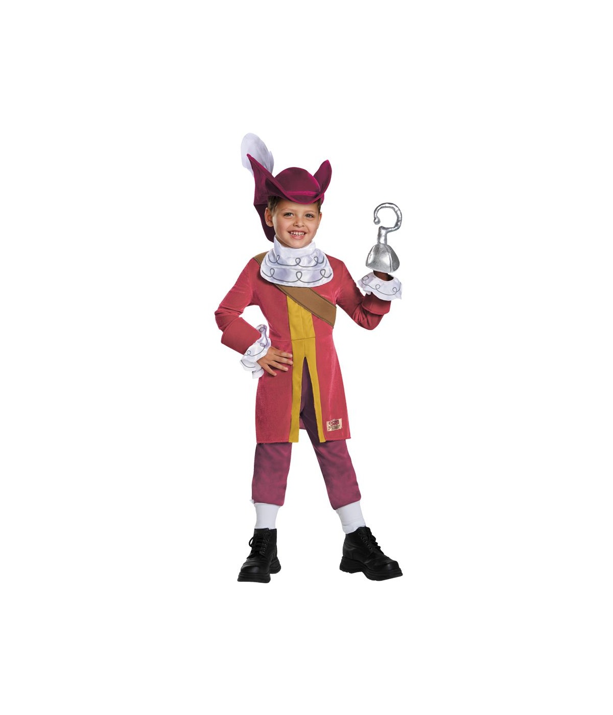  Boys Pirates Captain Hook Costume