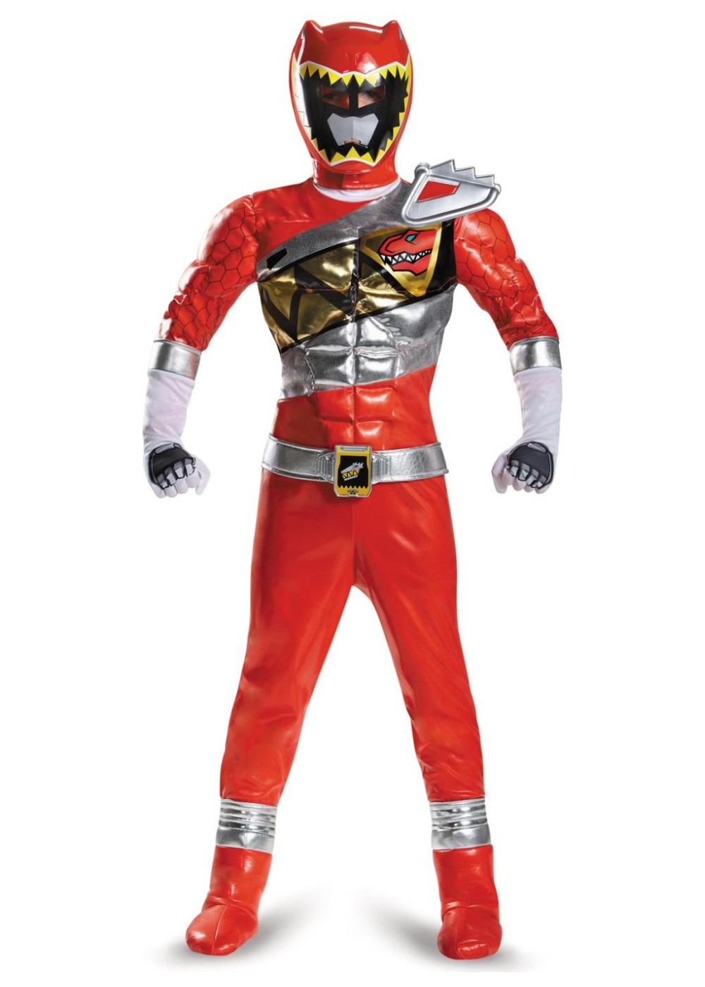  Boys Red Power Ranger Costume