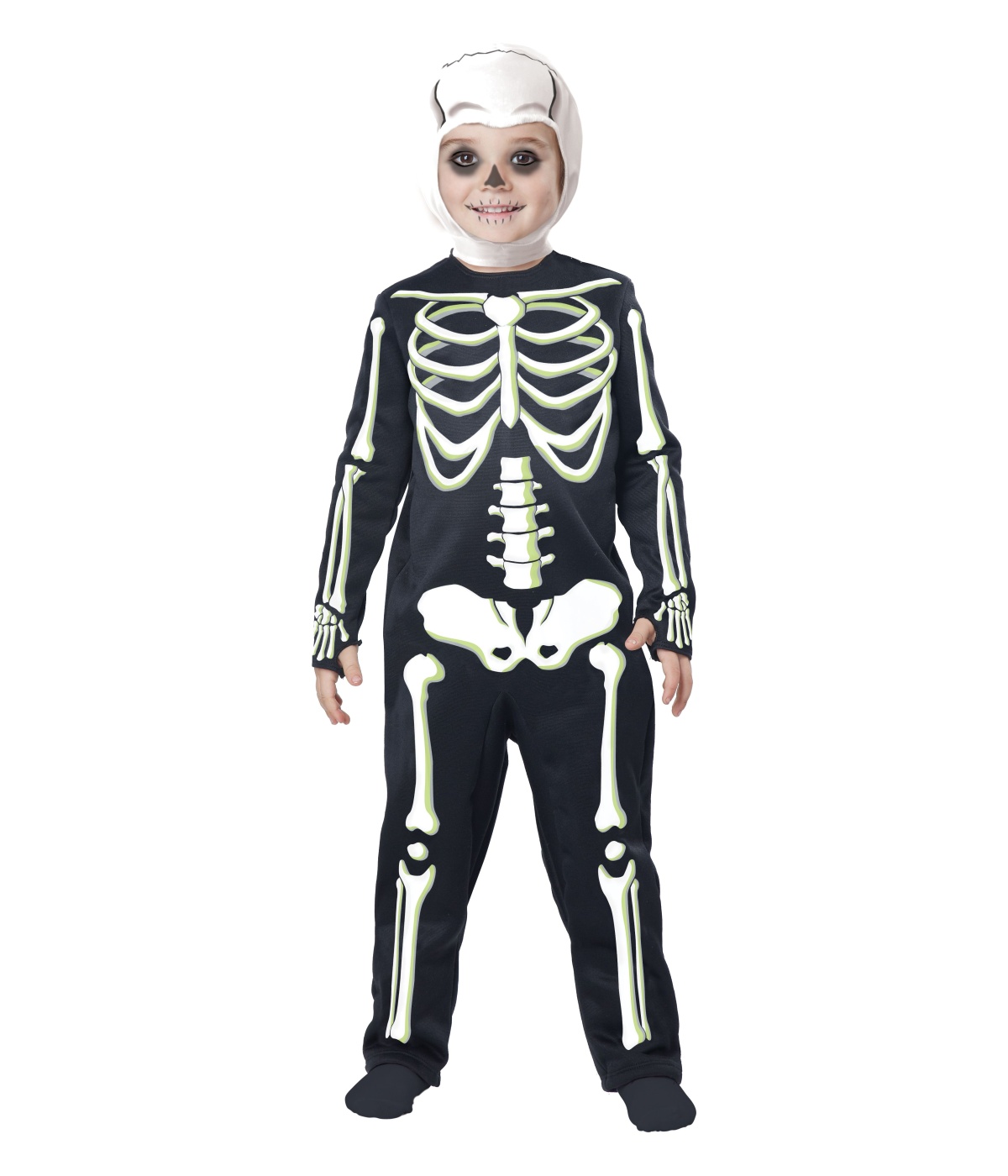  Boys Short Ribs Skeleton Costume