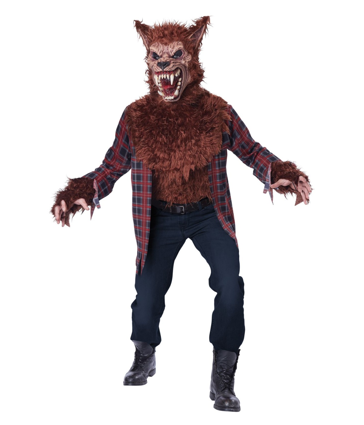 Blood Moon Brown Werewolf Man Costume