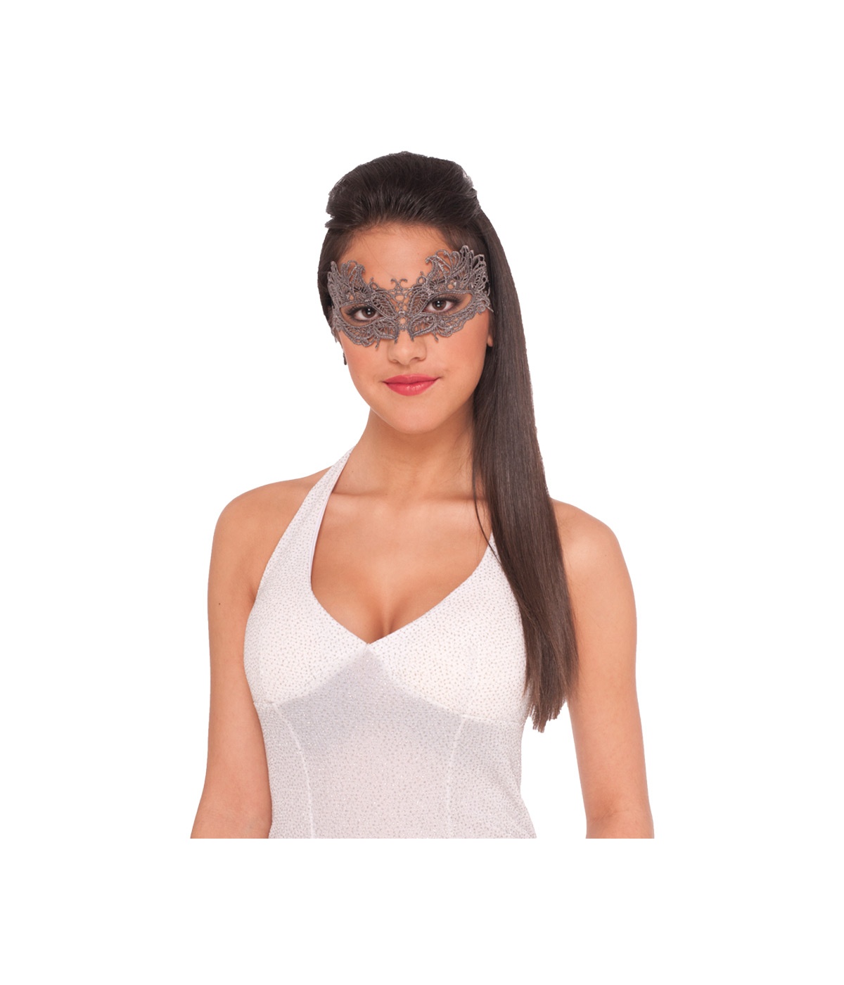  Dark Gray Ladies Masquerade Mask