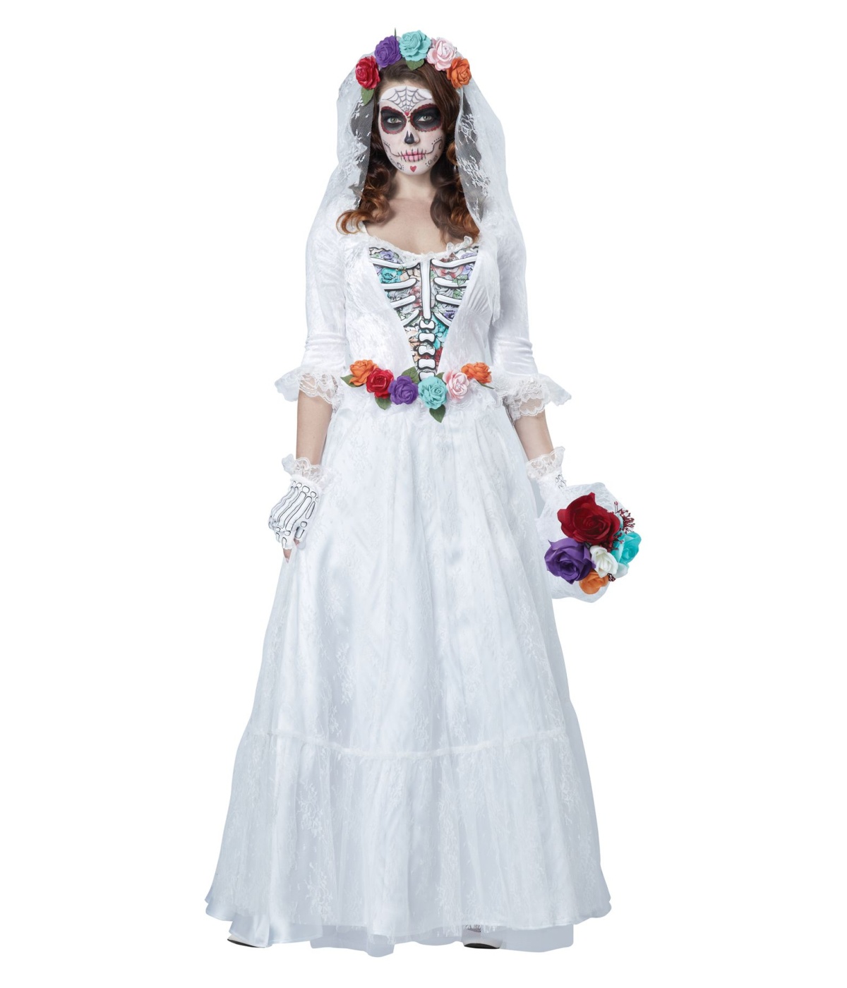 Day Of The Dead Bride Woman Costume