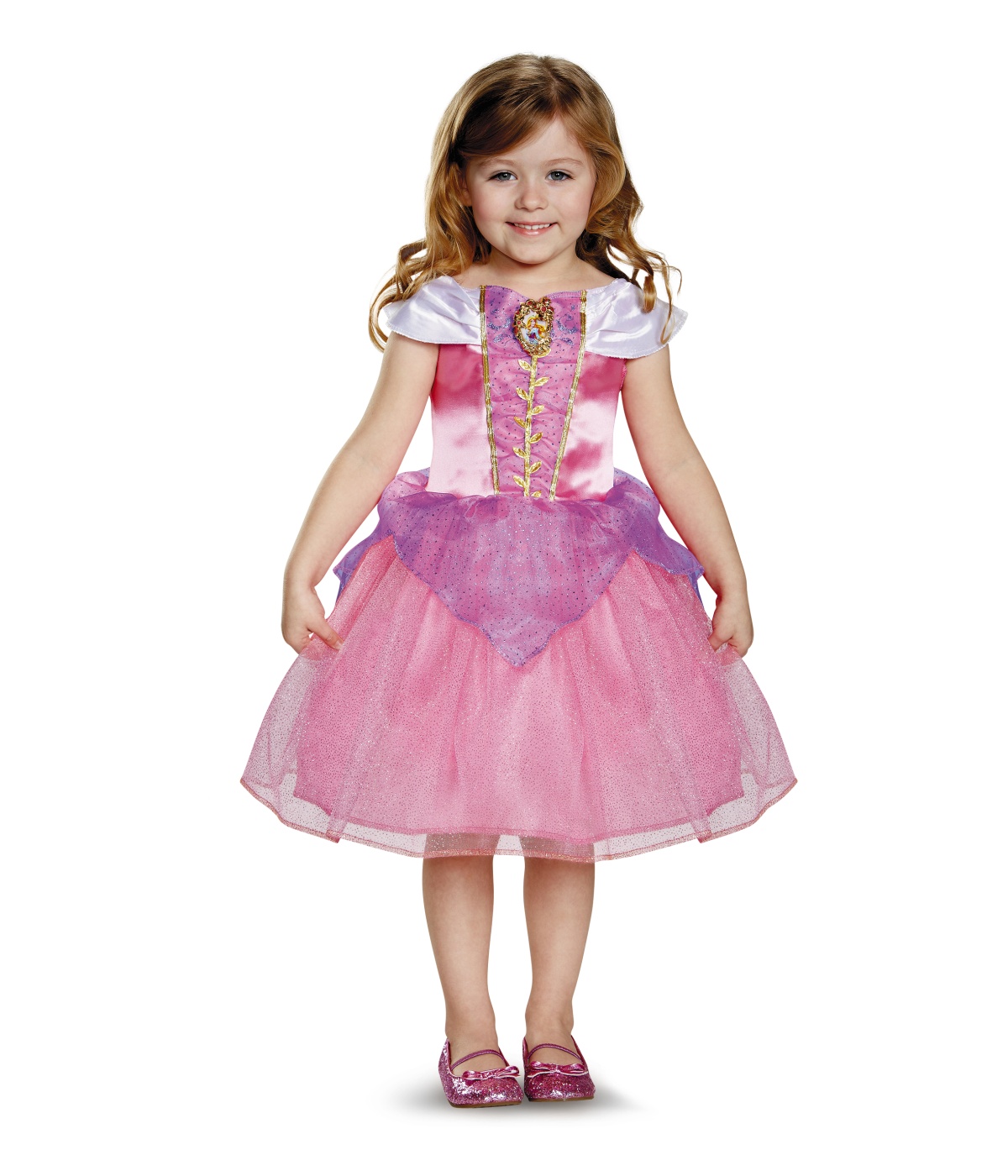 Classic Princess Aurora Girls Disney Dress Costume - Princess Costumes
