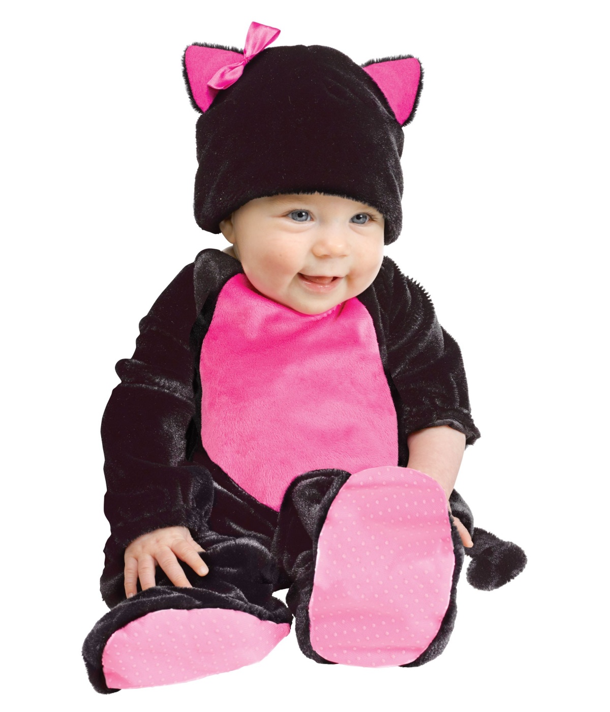 Girls Baby Black Kitty Costume