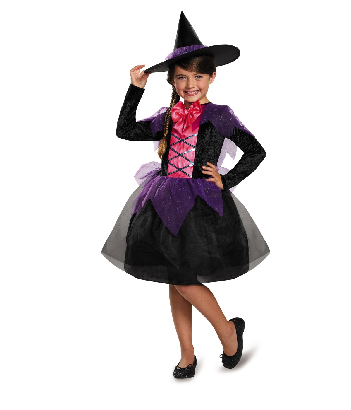  Girls Classy Lady Witch Costume