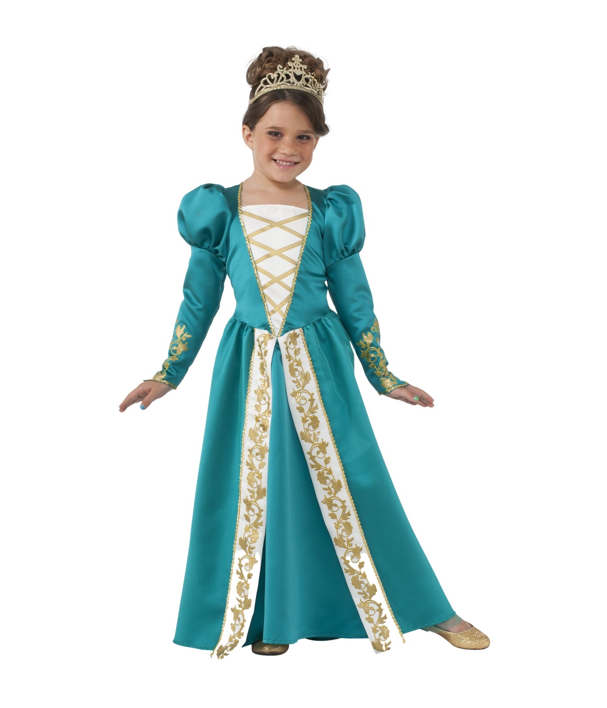 Jade Princess Renaissance Girls Costume - Renaissance Costumes