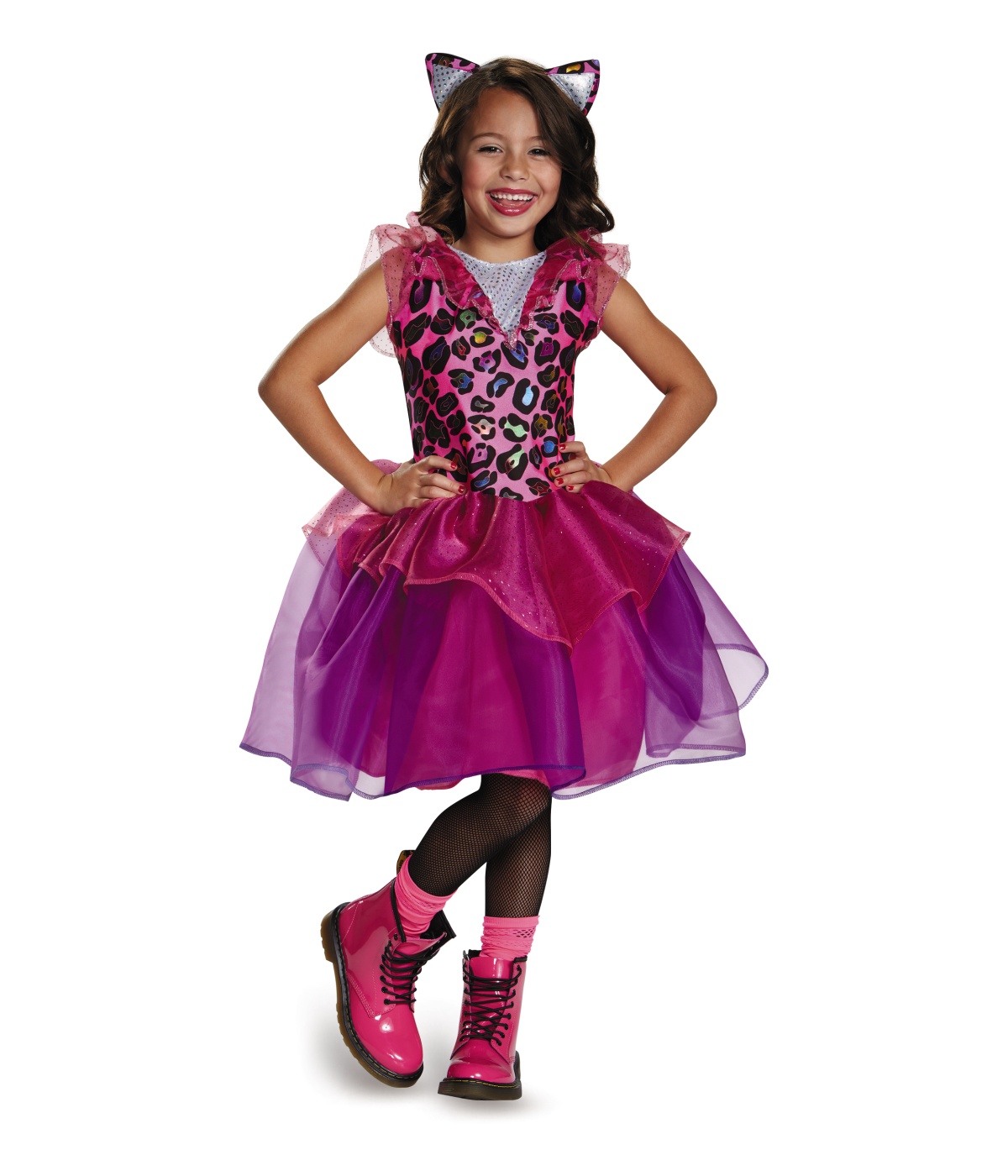 Leopardy Party Kitty Girls Costume