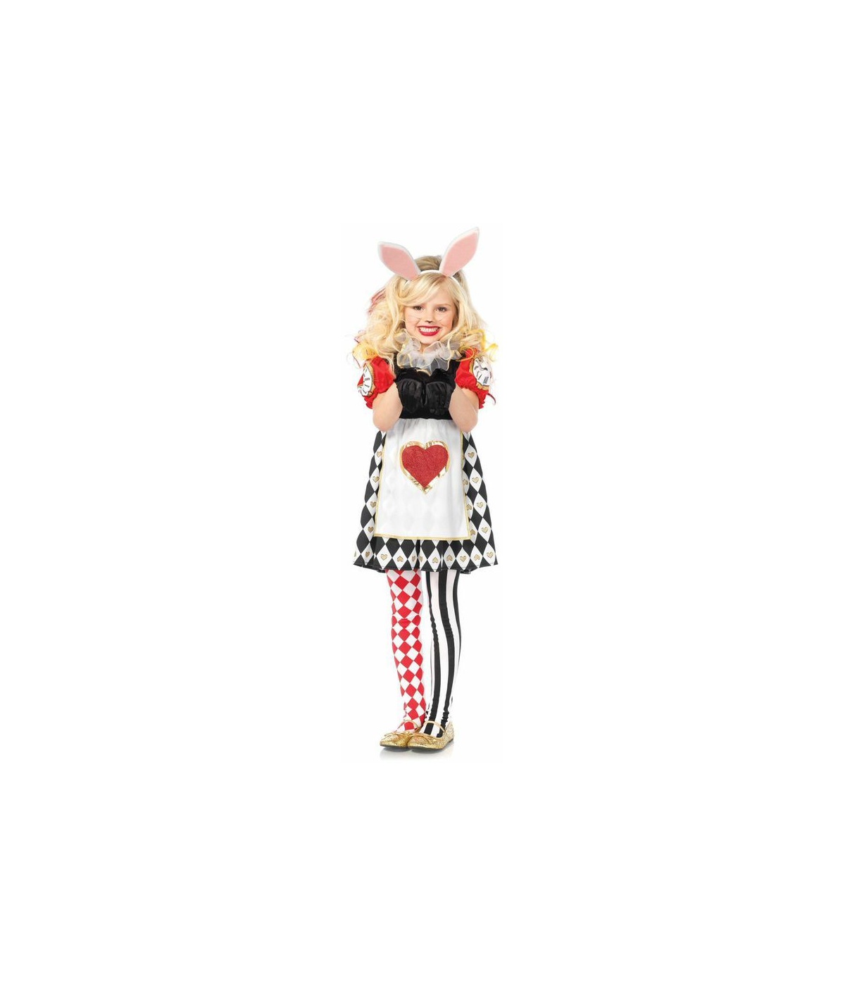 Girls Rabbit in Wonderland Costume