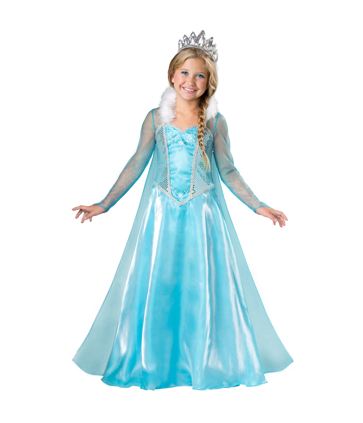  Girls Snow Princess Costume