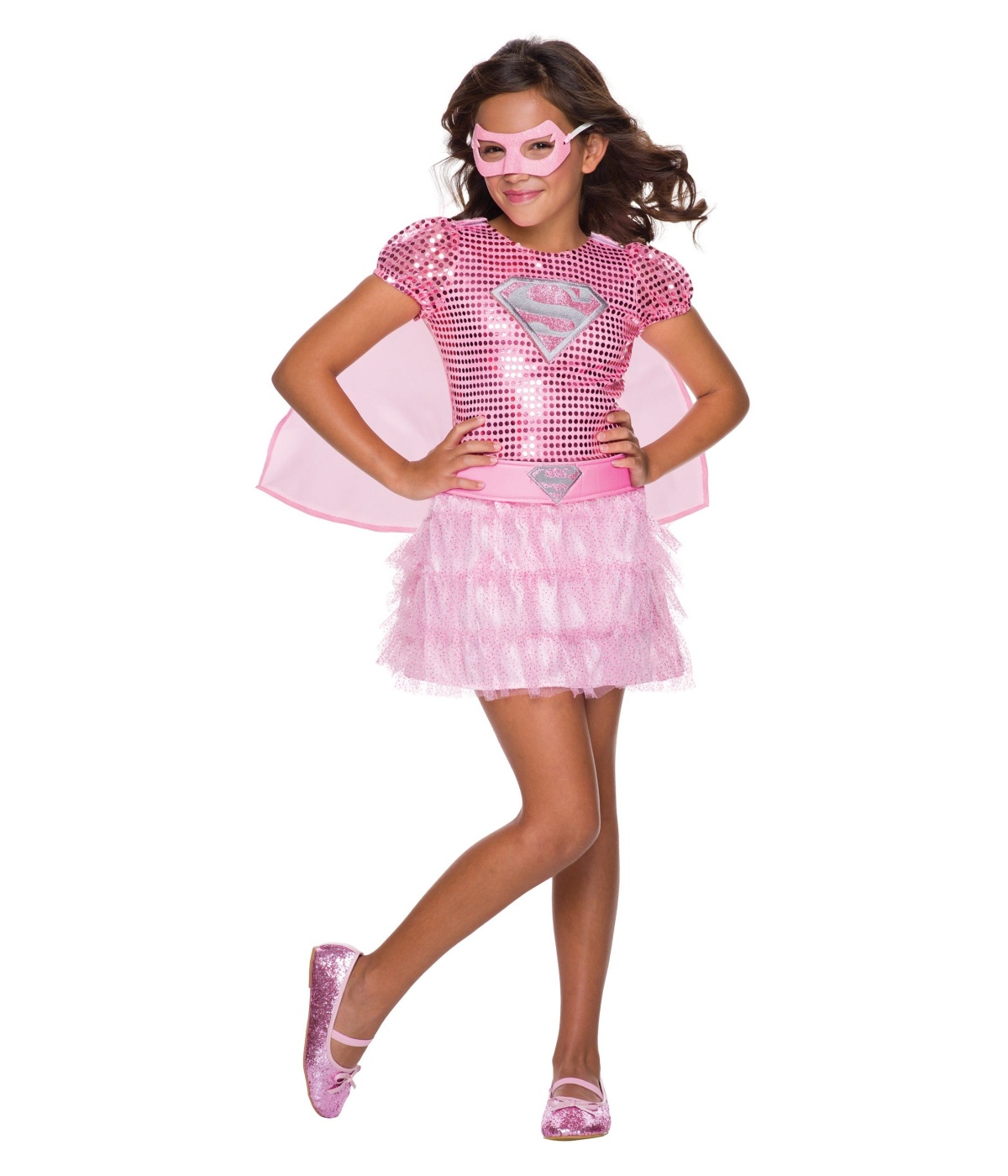  Girls Super Pink Costume