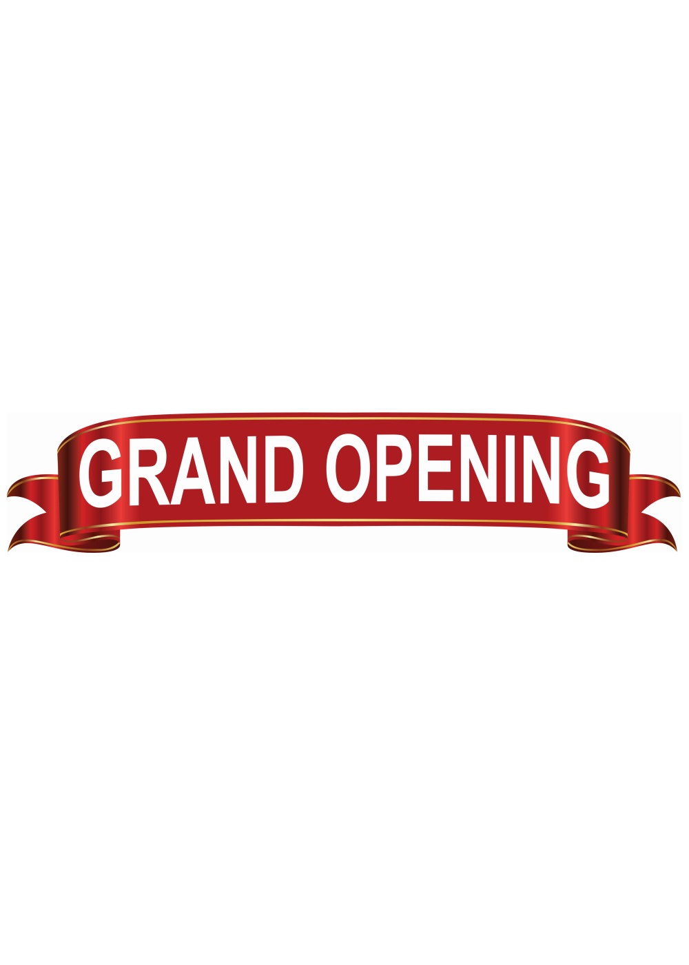 grand opening ceremony banner