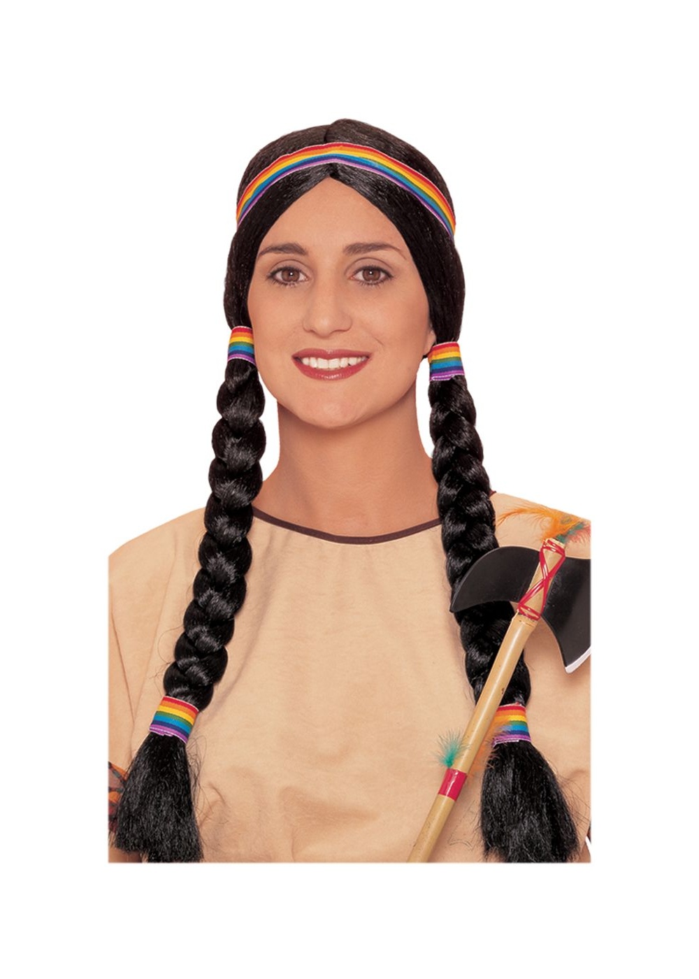  Indian Squaw Braided Wig