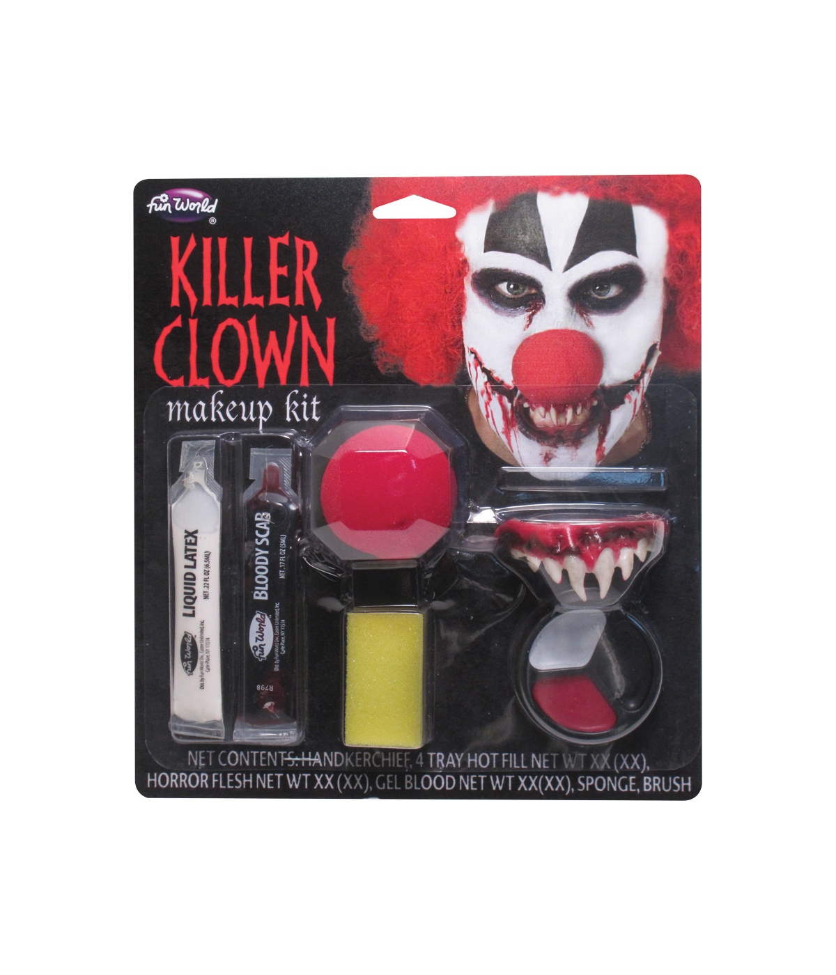  Killer Clown Makeup Kit
