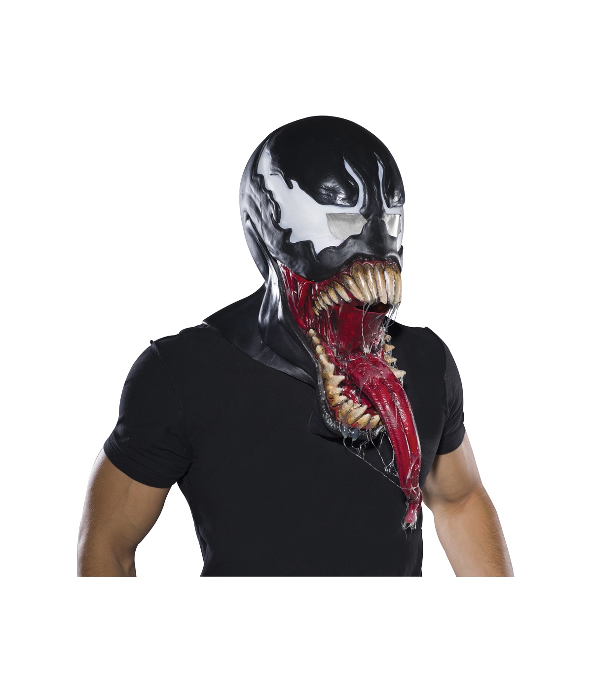 how a to face boy's draw Marvel's   Mask Masks Latex Venom