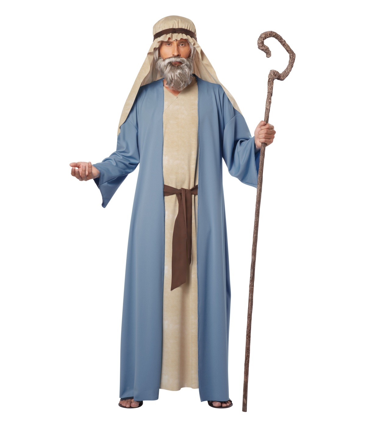 California Costume Noah Herdsman Biblical Religious Costume – Adult, Blue – Christmas Pageant