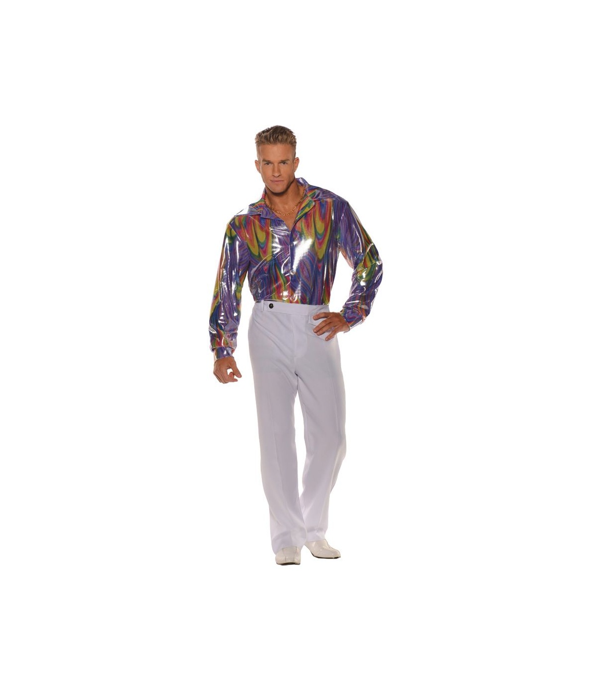  Mens Disco King Shirt Costume