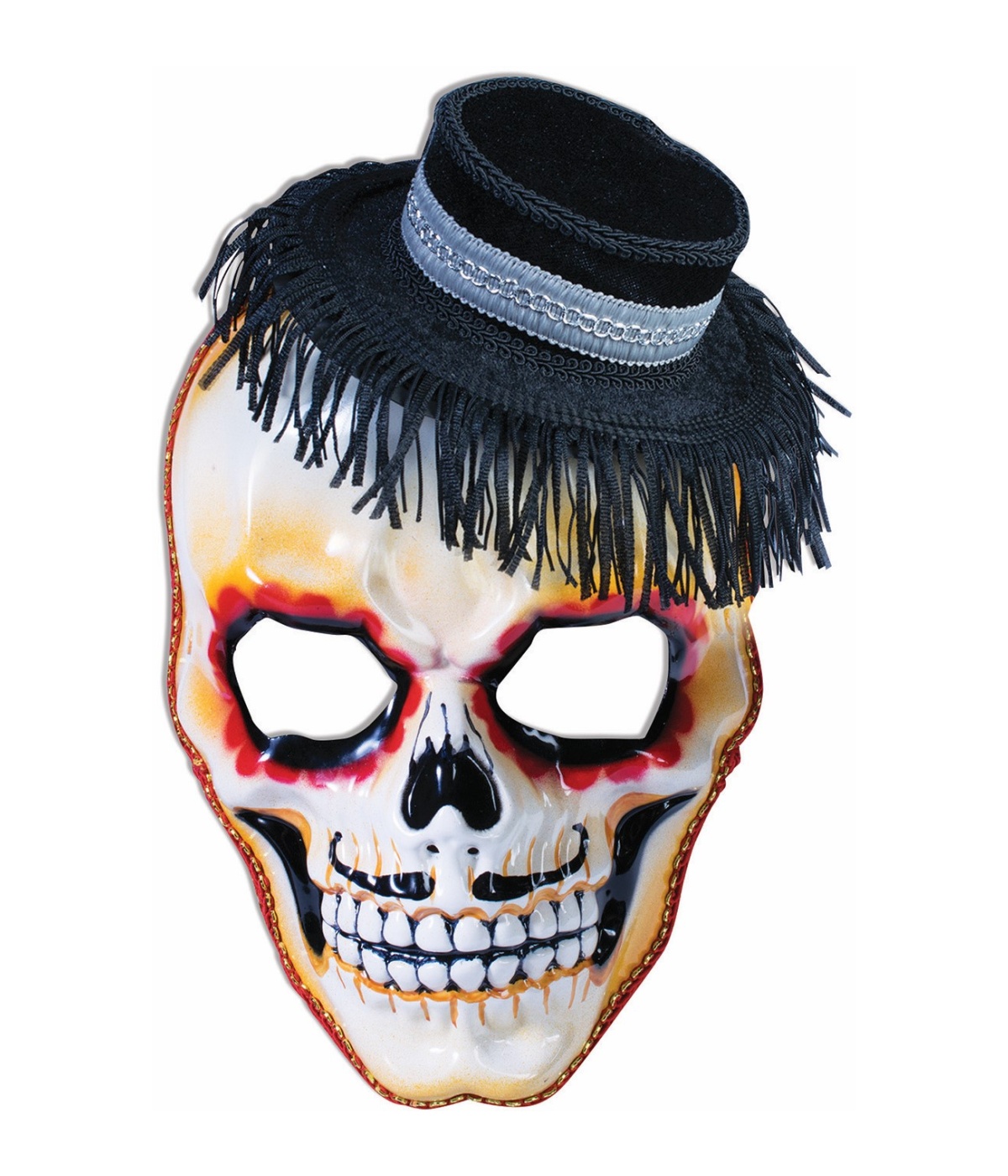  Mens Senor Skull Mask Hay Hat