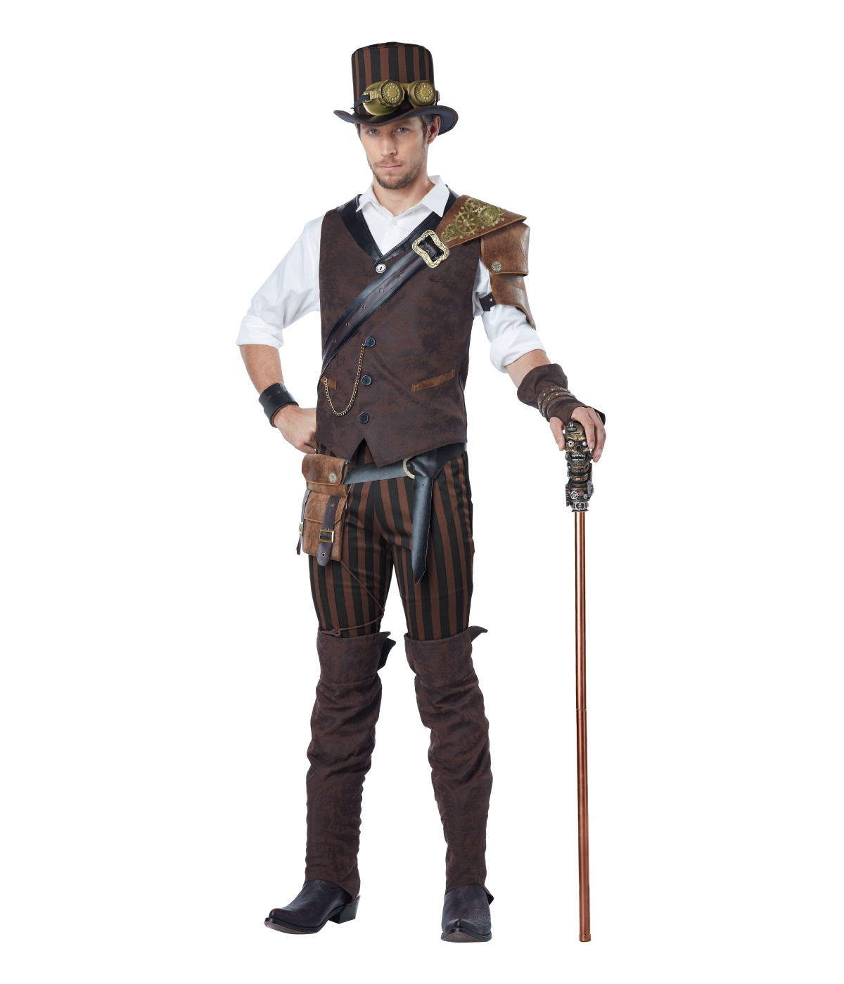 Steamy Steampunk Adventurer Mens Costume - Steampunk Costumes