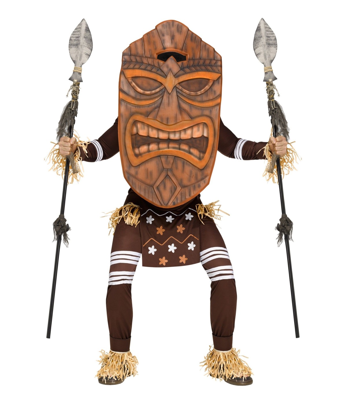  Mens Tiki Warrior Costume