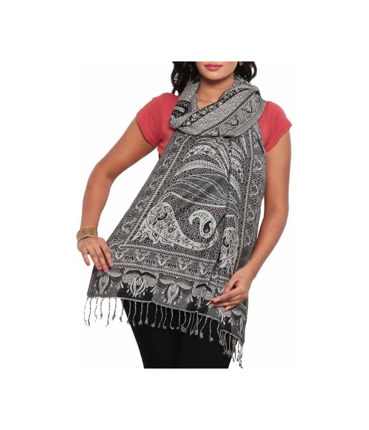  Modal Silk Reversible Stole