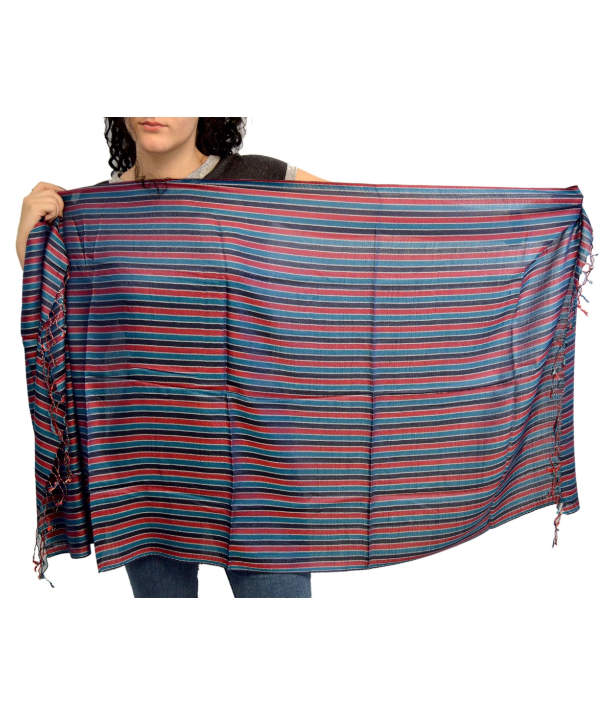  Reversible Indian Silk Stole