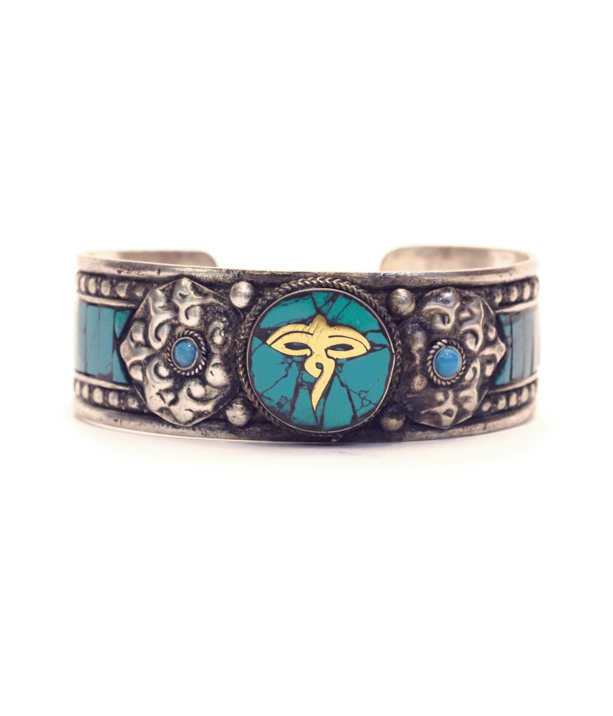  Tibetan Turquoise Cuff Bracelet