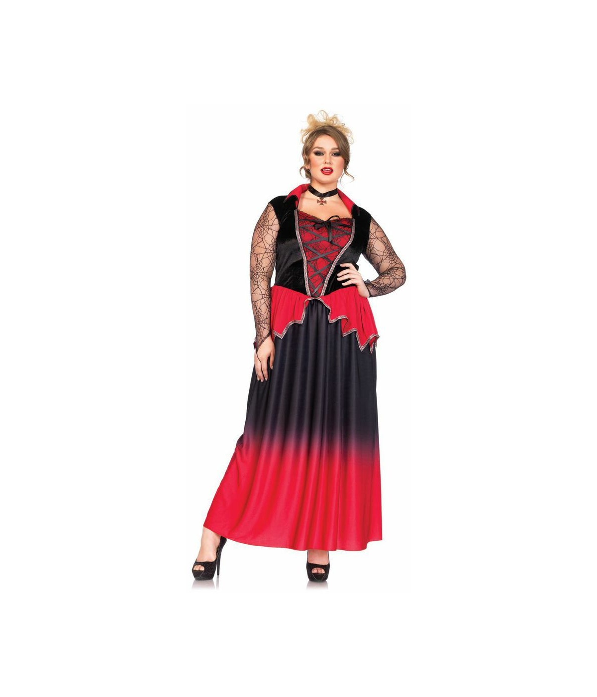  Womens plus size Vampiress Costume