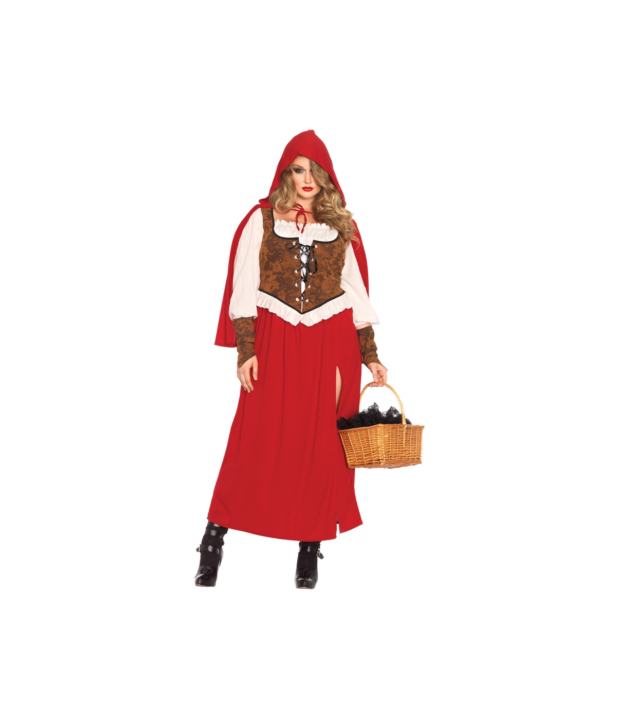  Womens Red Riding Hood Darling plus size Costume