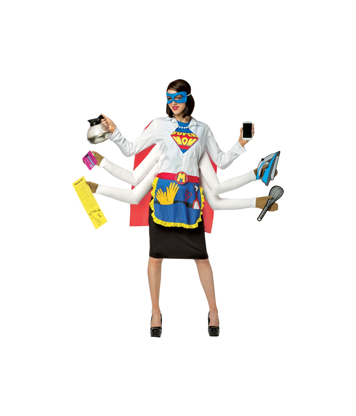  Womens Strong Super Mom Costume