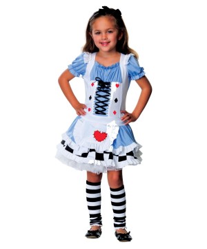 Alice In Wonderl Girls Costume - Girl Movie Costumes