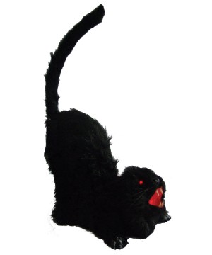 Animated Black Cat Decoration