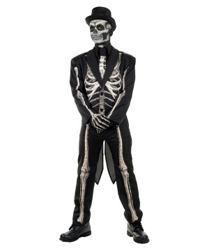 Bone Chillin Skeleton Men Costume