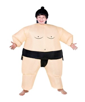 Inflatable Sumo Wrestler Child Costume