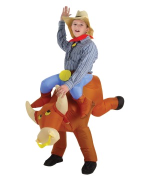 Bull Rider Inflatable Boys Costume