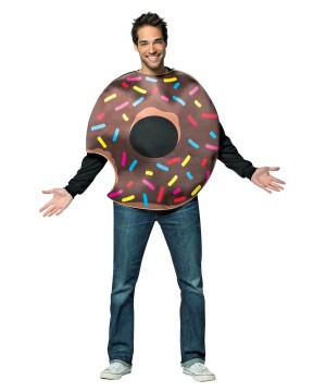 Chocolate Doughnut With Bite Costume