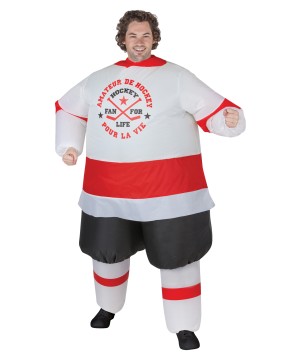 Inflatable Hockey Player Costume
