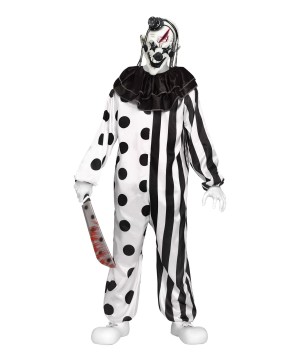 Killer Clown Teen Boys Costume - Scary Costumes