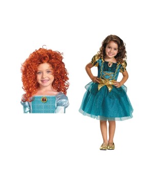 Disneys Brave Merida Girls Costume Set
