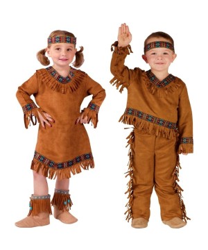 Native American Baby Boy and Baby Girls Costume Set