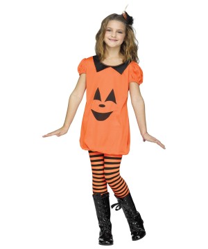 Pumpkin Romper Girls Costume