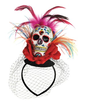 Sugar Skull Couture Headband