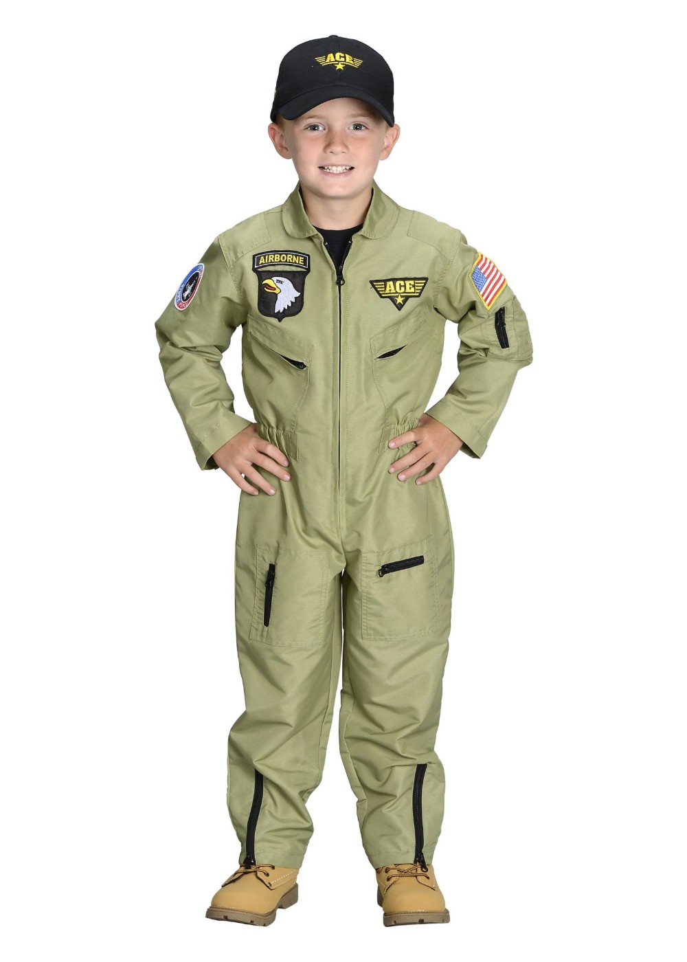 Armed Forces Pilot Toddler Boys Costume