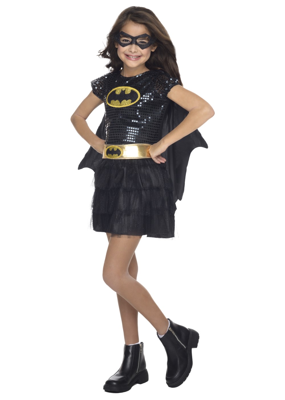 Kids Batgirl Tutu Dress Girls Costume