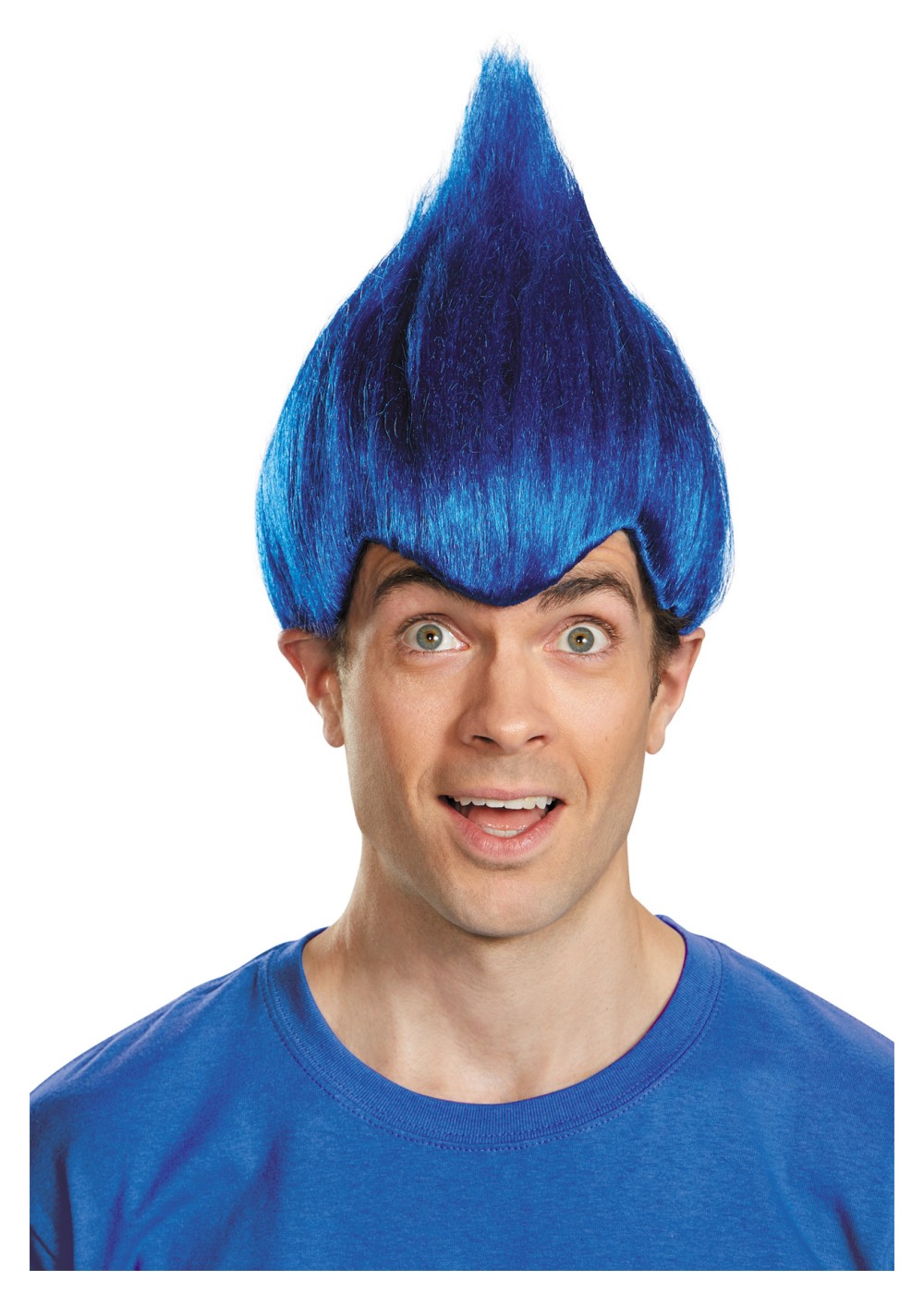 Dark Blue Wacky Troll Wig