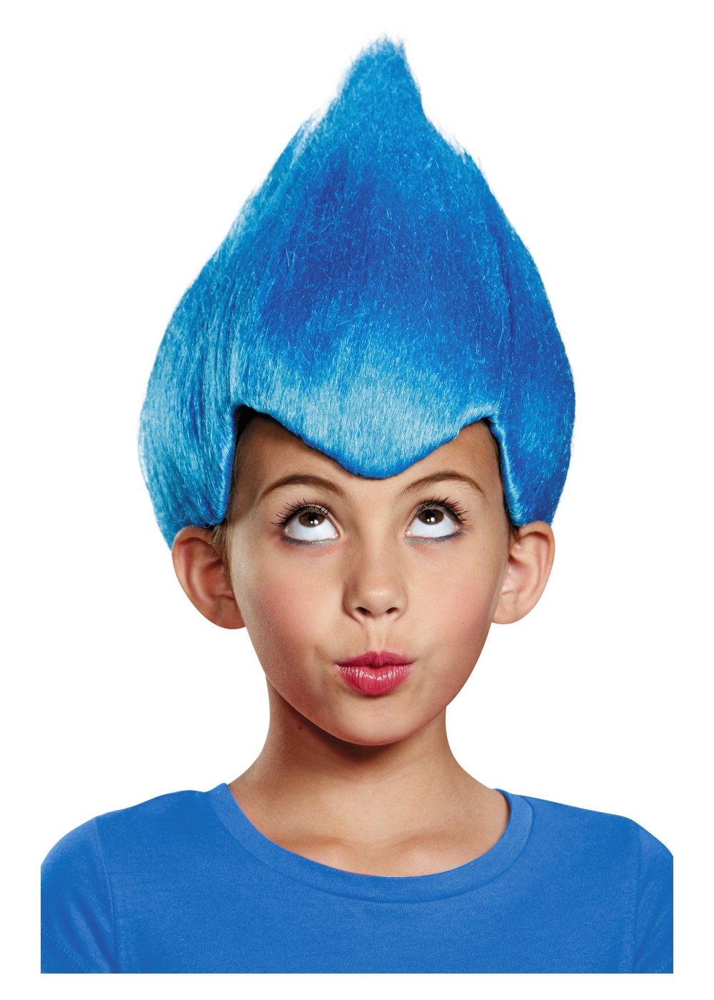 Blue Wacky Child Troll Wig