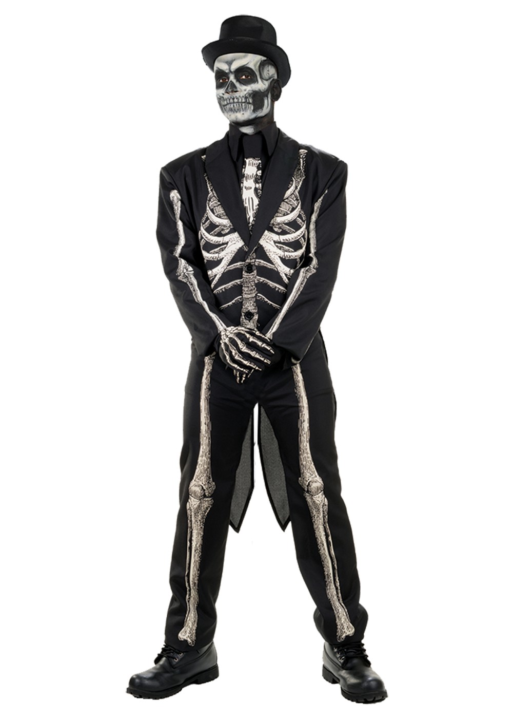 Bone Chillin Skeleton Men Costume