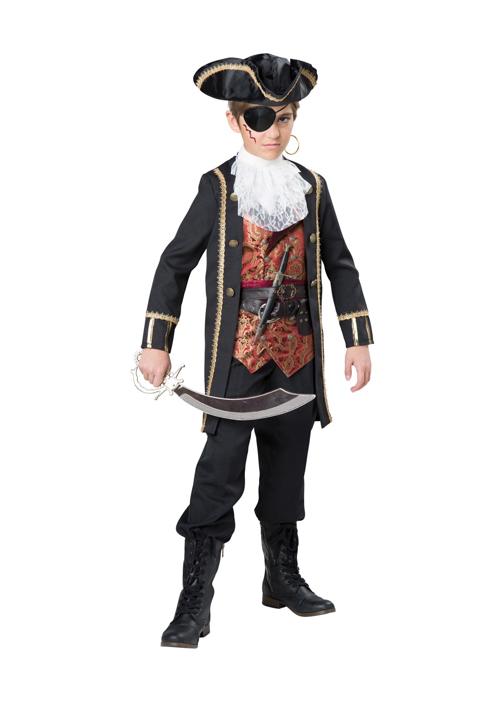 Captain Scurvy Pirate Boys Costume