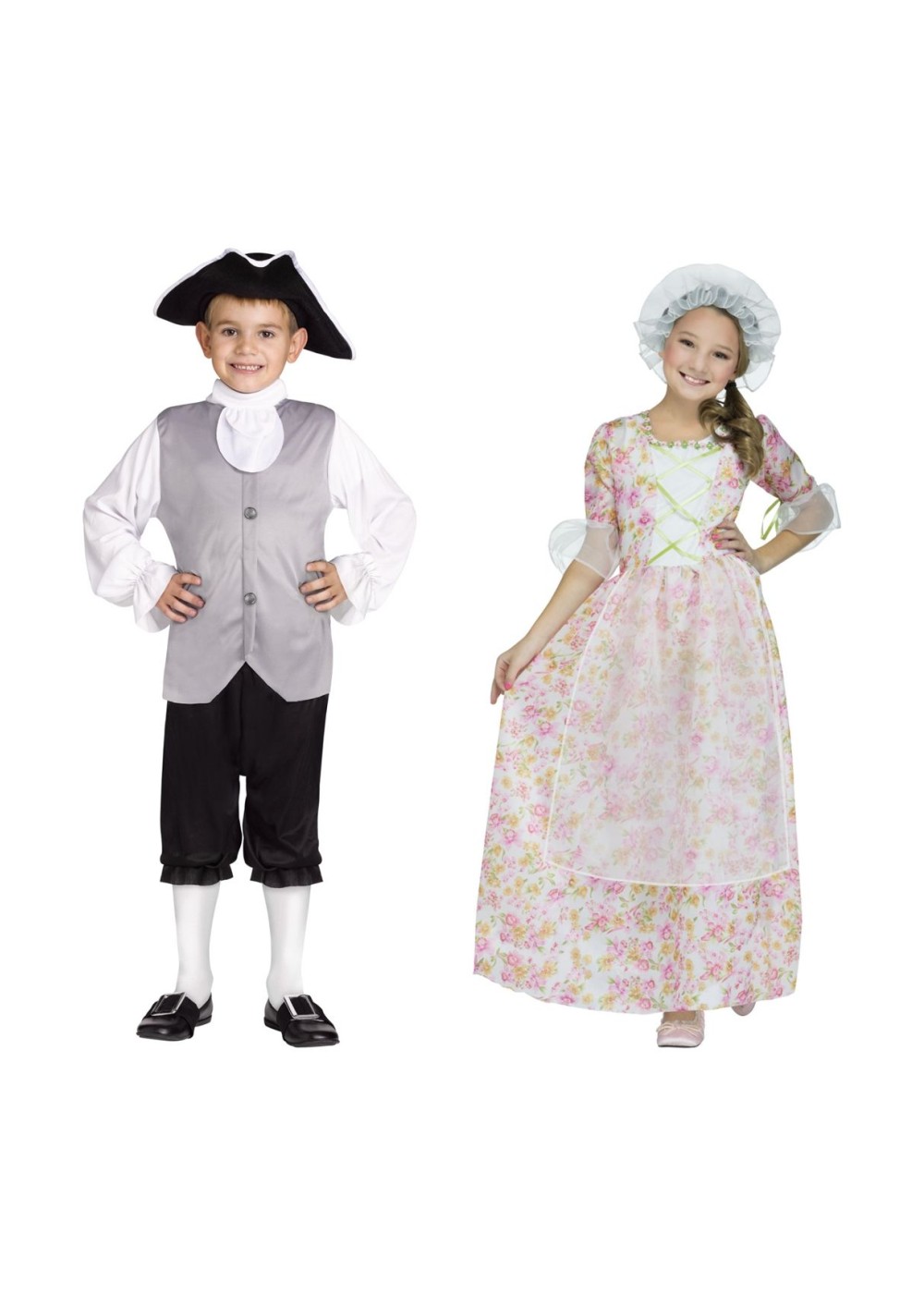 Colonial & Victorian Costumes Adults & Kids / Men & Women