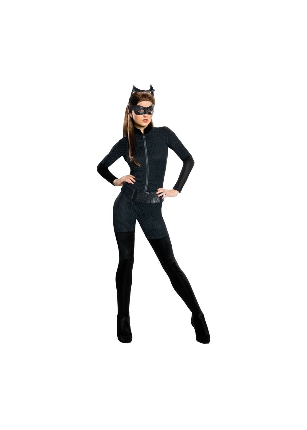 Dark Knight Rises Catwoman Costume And Wig Women Set